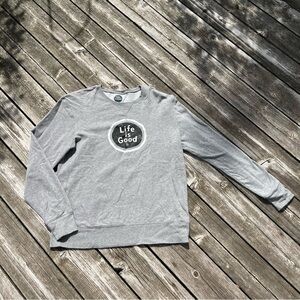Life Is Good graphic crewneck sweatshirt